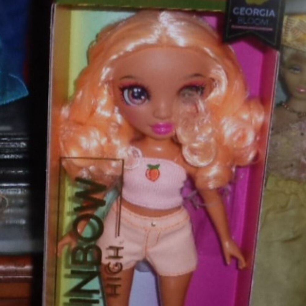 RARE-NEW IN BOX GEORGIA BLOOM RAINBOW HIGH 11" VINYL DOLL-SPECTACULAR EYES!